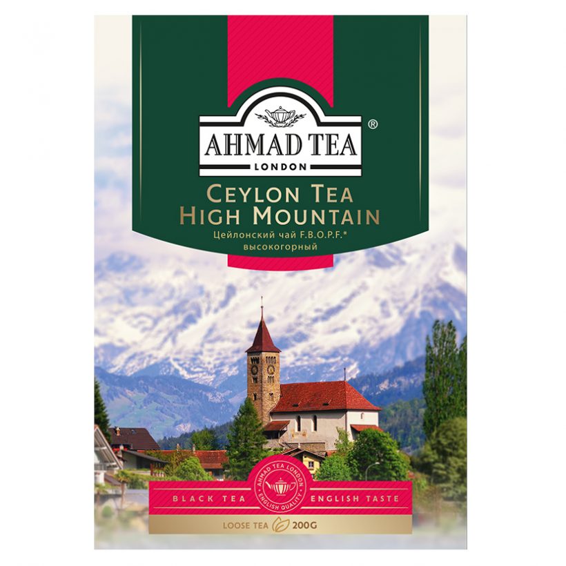 Черный плантационный чай Ahmad Tea high mountain (Цейлонский Чай FBOPF высокогорный) 200 гр.