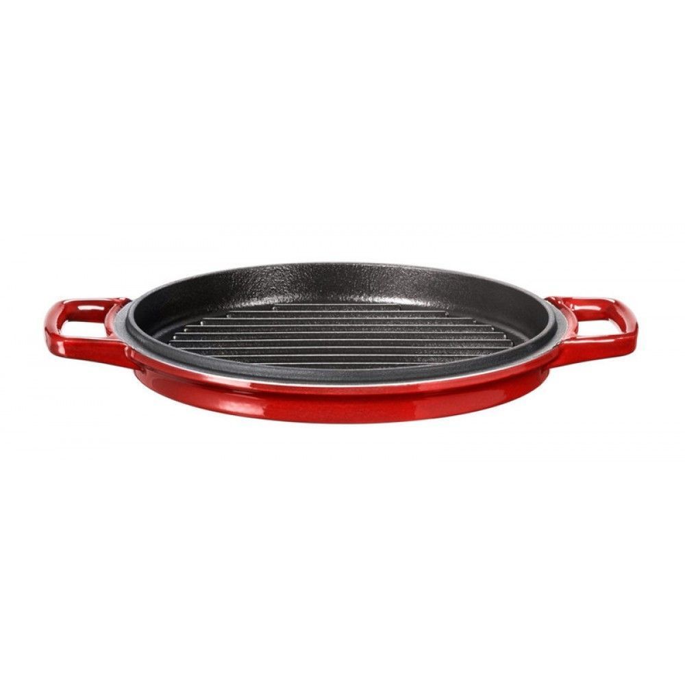 Кастрюля чугунная красная 3.8 л KitchenAid KCPI40CRER