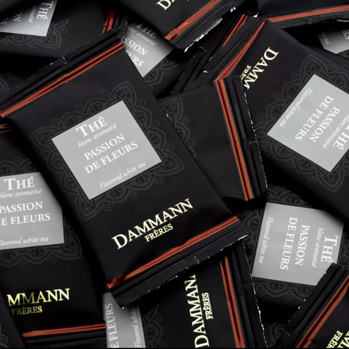 Чай в пакетиках Dammann The blanc Passion de Fleurs (Зэ бланк Пашн д Флеурс Цветочная страсть 24x2 г