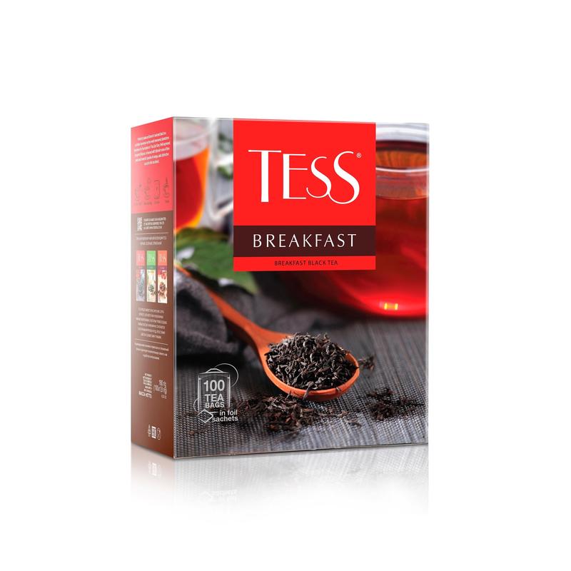 Чай в пакетиках Tess Breakfast (Брекфаст) 100х1.8 гр арт.1446-09