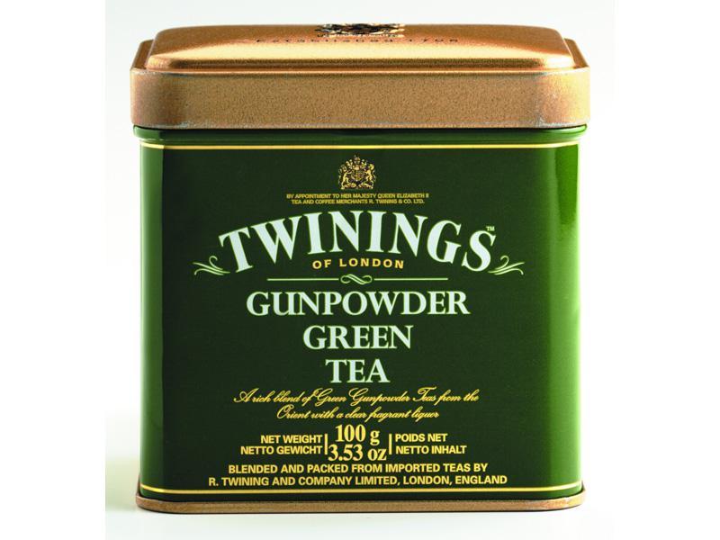 Чай TWININGS Зеленый Ганпаудер в жестяных банках 100 гр.