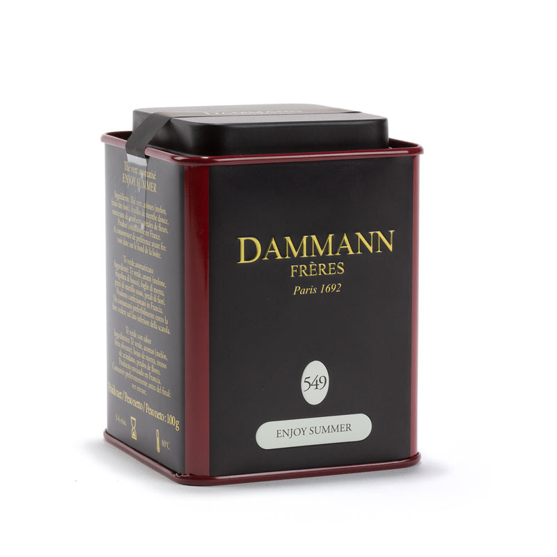 Чай зеленый ароматизированный Dammann Enjoy Summer (Инджой Самер) 100 г ж/б