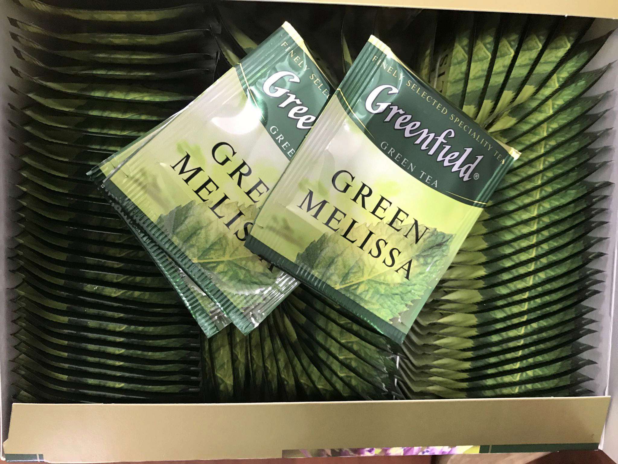 Чай в пакетиках Greenfield Green Melissa (Грин Мелисса) 150 г набор 2 упаковки арт.0879-02
