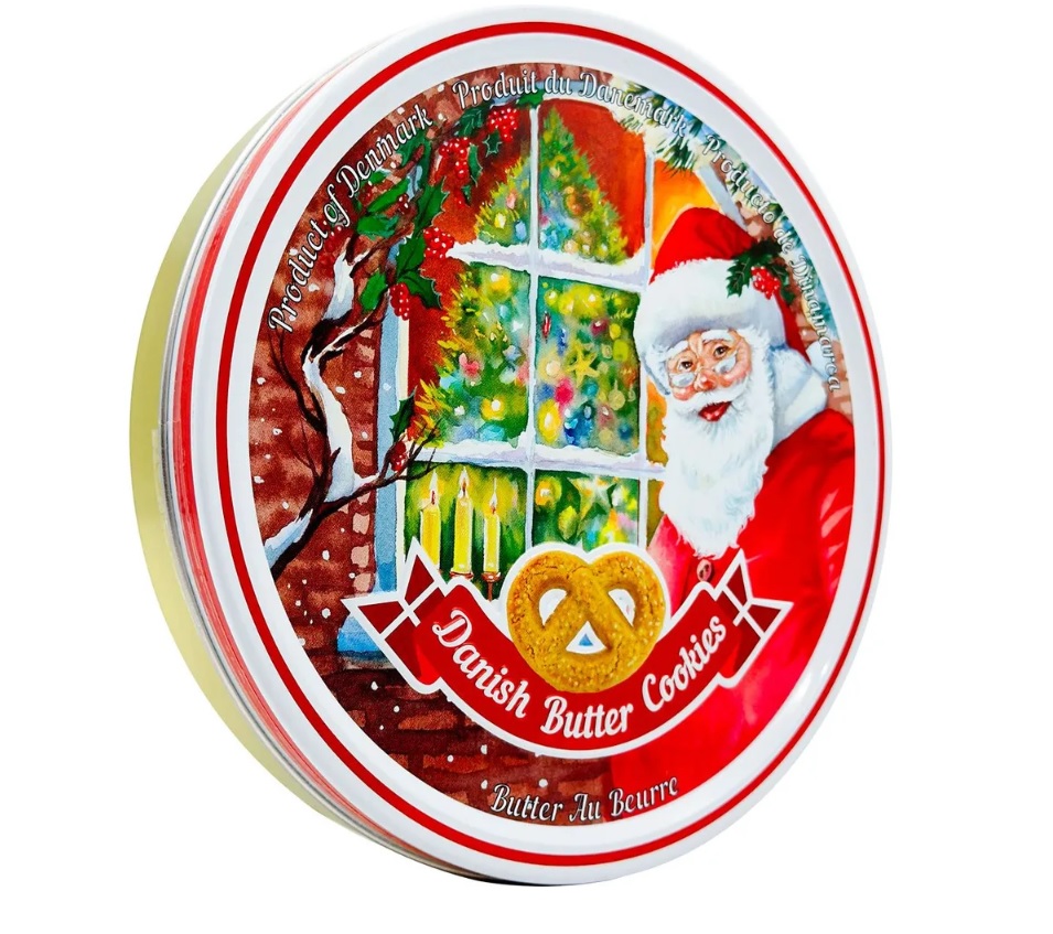 Печенье Bisquini Сливочное в жестяной банке 200 гр