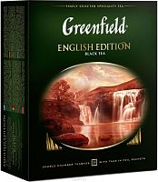 Чай в пакетиках Greenfield English edition (Инглиш Эдишн) чёрный 100х2 г арт. 1383-09