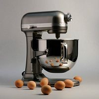 Миксер KitchenAid ARTISAN 6,9 л серебряный медальон 5KSM7580XEMS